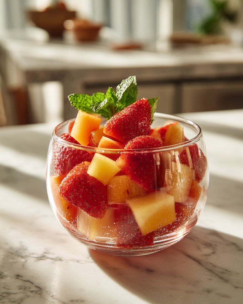 Summer Peach Fruit Salad: A Refreshing Summer Treat Recipe 6 Summer Peach Fruit Salad: A Refreshing Summer Treat Recipe - Recipe Image