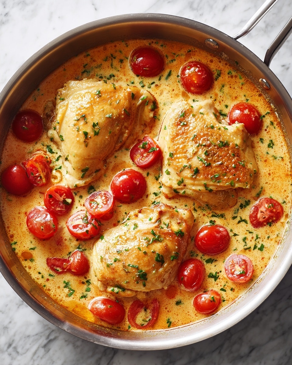 Creamy Pesto Chicken with Roasted Tomatoes Recipe 6 Creamy Pesto Chicken with Roasted Tomatoes Recipe - Recipe Image