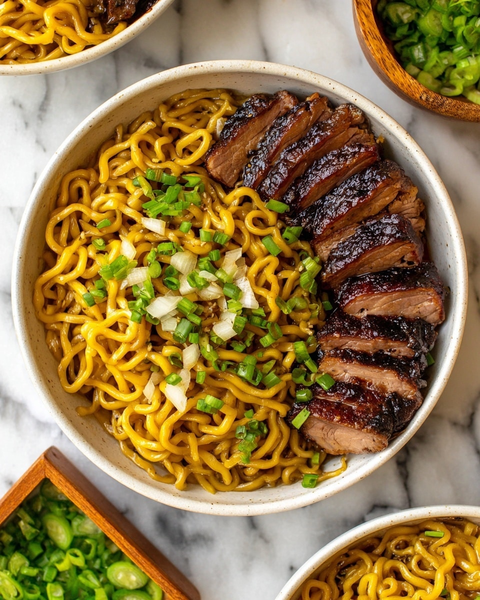 Garlic Noodles with Teriyaki Chicken Recipe 6 Garlic Noodles with Teriyaki Chicken Recipe - Recipe Image