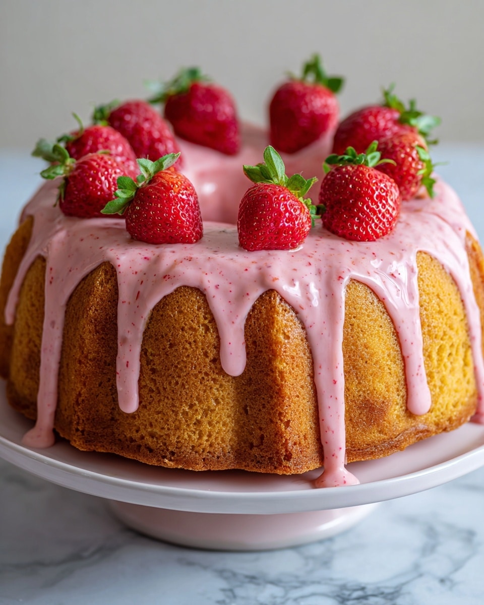 Strawberry Milkshake Pound Cake Recipe 6 Strawberry Milkshake Pound Cake Recipe - Recipe Image
