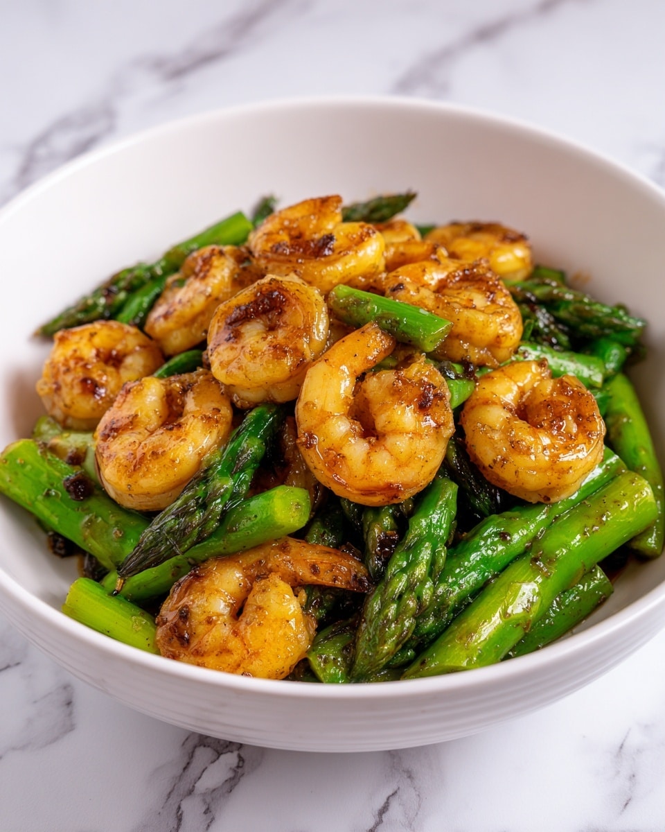 Shrimp and Asparagus Stir Fry Recipe 6 Shrimp and Asparagus Stir Fry Recipe - Recipe Image