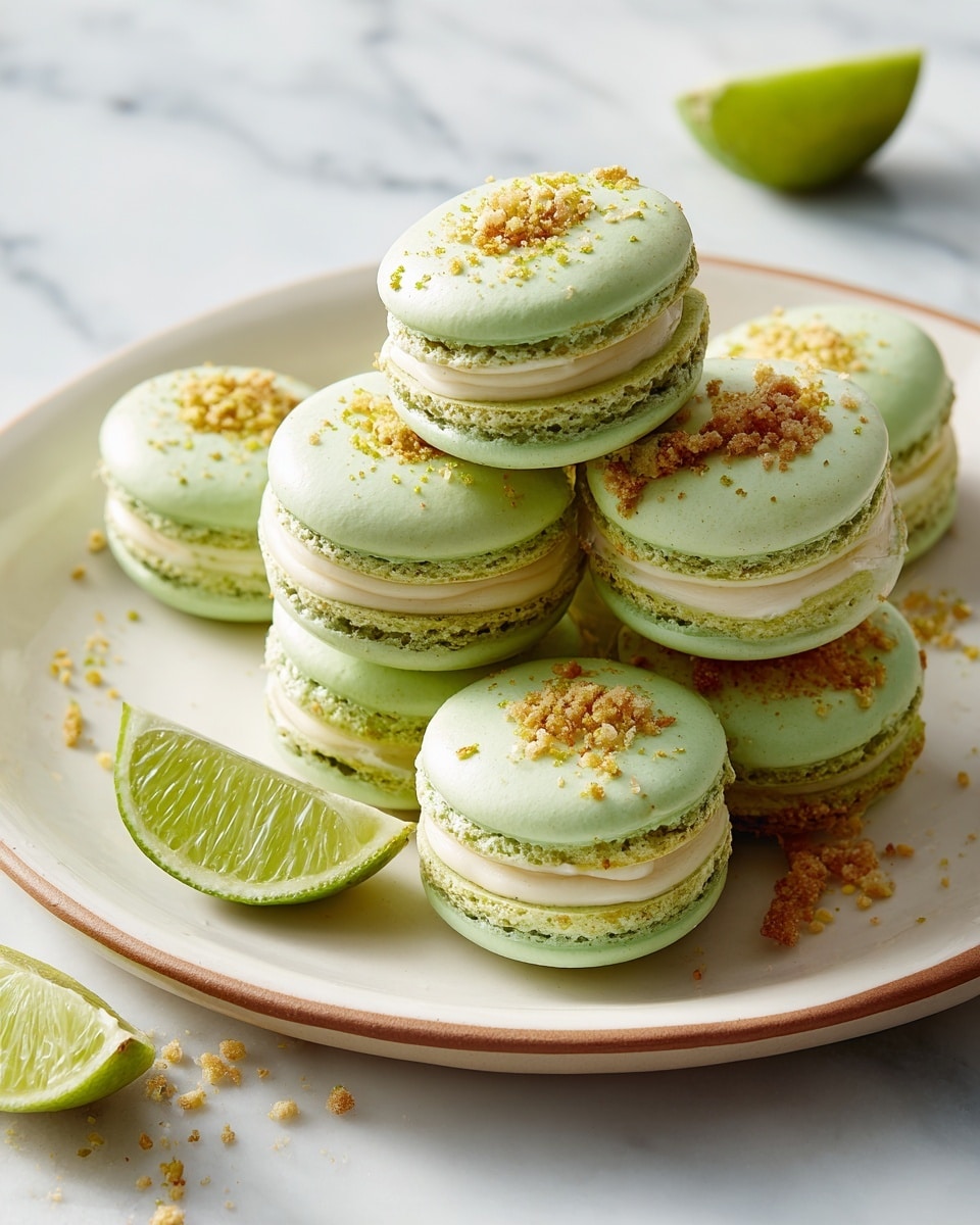 Key Lime Macarons Recipe 6 Key Lime Macarons Recipe - Recipe Image
