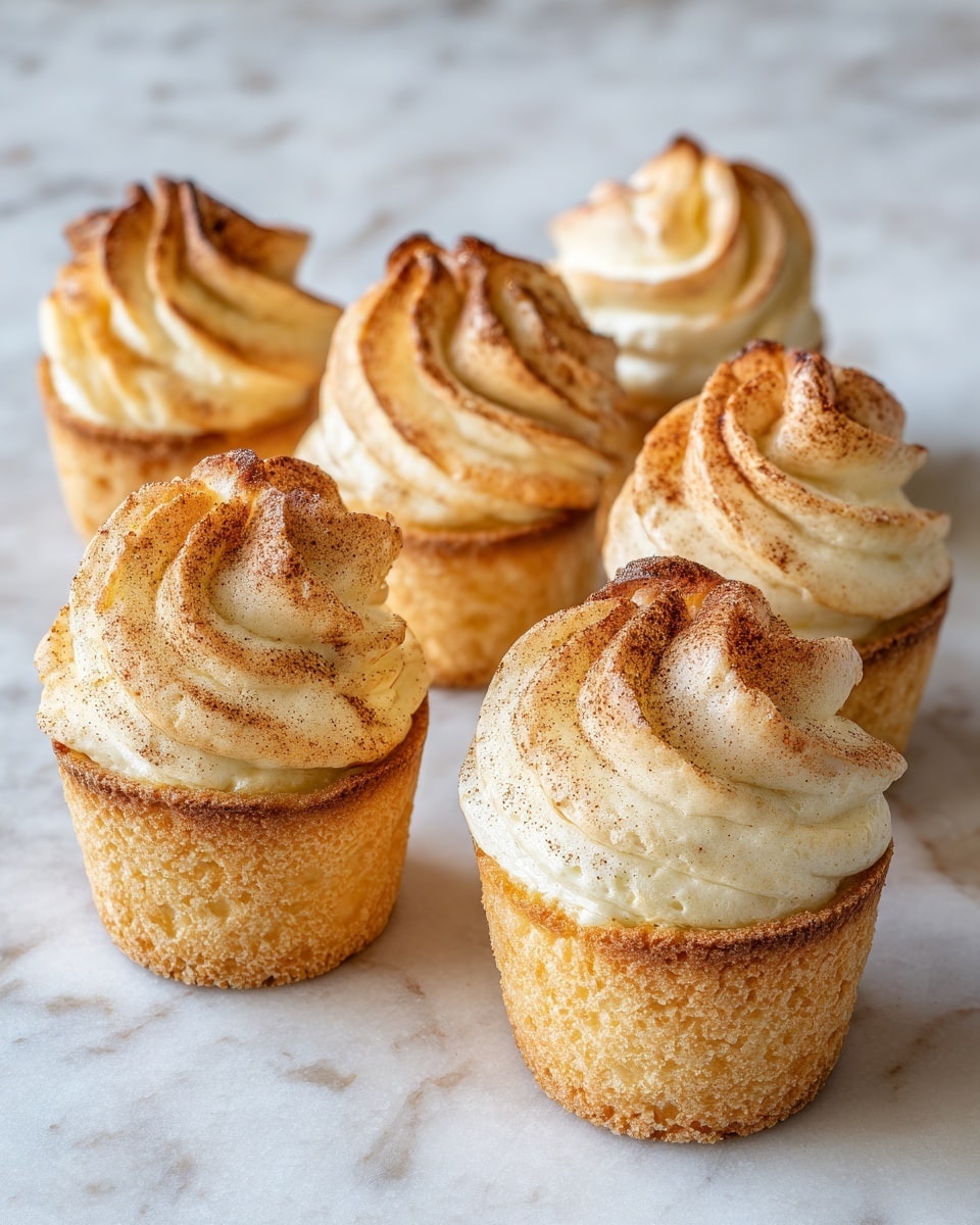 Mini Cinnamon Roll Cheesecakes Recipe 6 Mini Cinnamon Roll Cheesecakes Recipe - Recipe Image