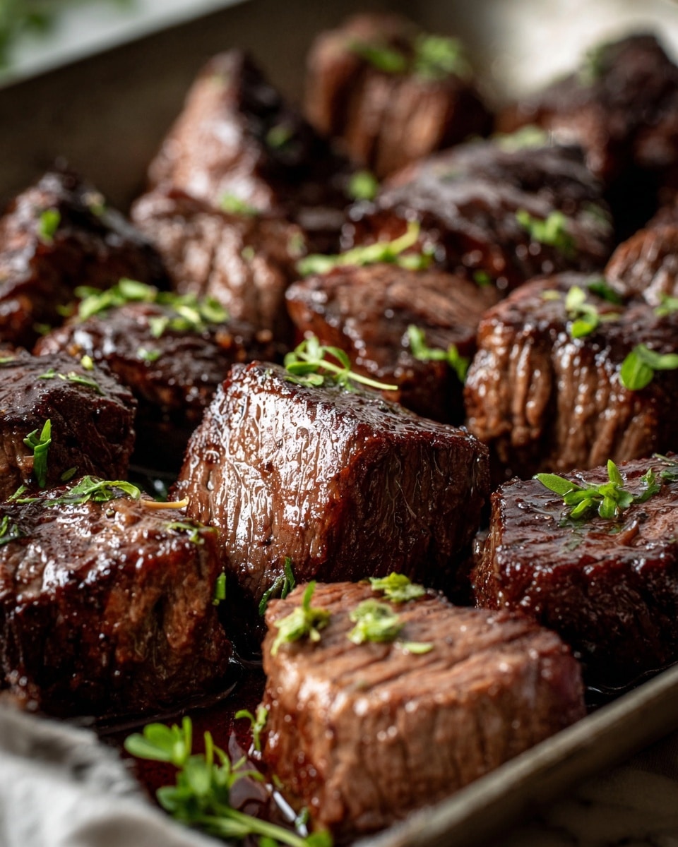 Garlic Butter Steak Bites Recipe 6 Garlic Butter Steak Bites Recipe - Recipe Image