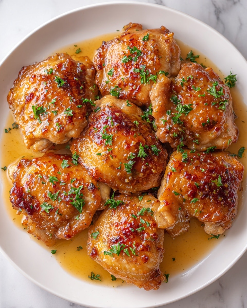 Honey Garlic Chicken Thighs Recipe 6 Honey Garlic Chicken Thighs Recipe - Recipe Image