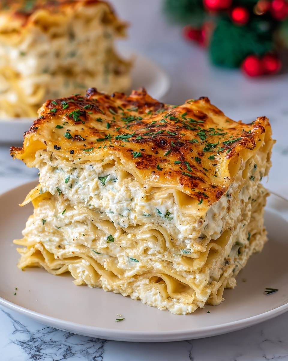 Garlic Butter Shrimp Scampi Lasagna Recipe 6 Garlic Butter Shrimp Scampi Lasagna Recipe - Recipe Image