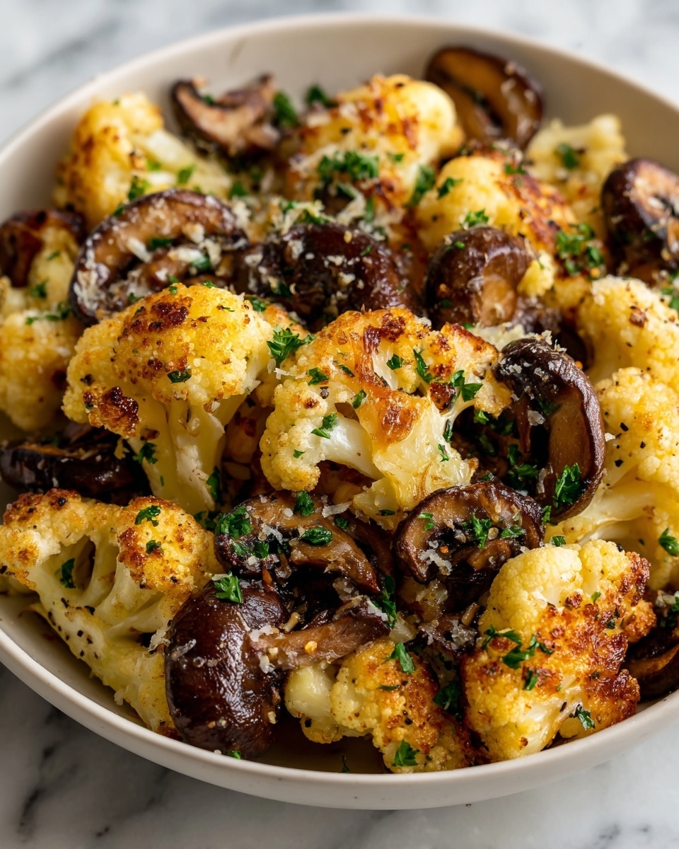 Garlic Cauliflower Mushroom Skillet: Easy One-Pan Recipe 6 Garlic Cauliflower Mushroom Skillet: Easy One-Pan Recipe - Recipe Image