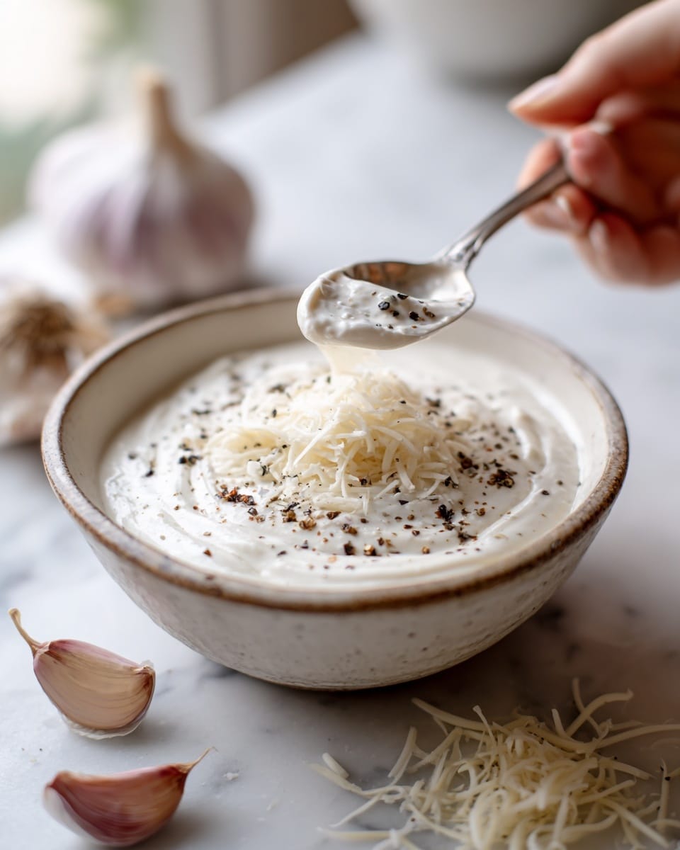 White Garlic Pizza Sauce Recipe 6 White Garlic Pizza Sauce Recipe - Recipe Image