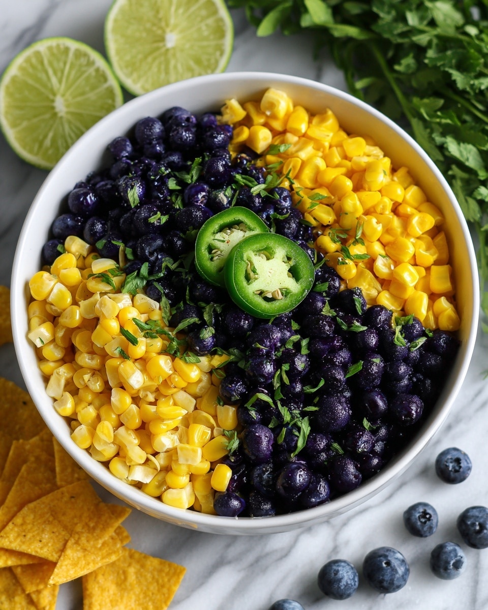 Blueberry Corn Salsa Recipe 6 Blueberry Corn Salsa Recipe - Recipe Image