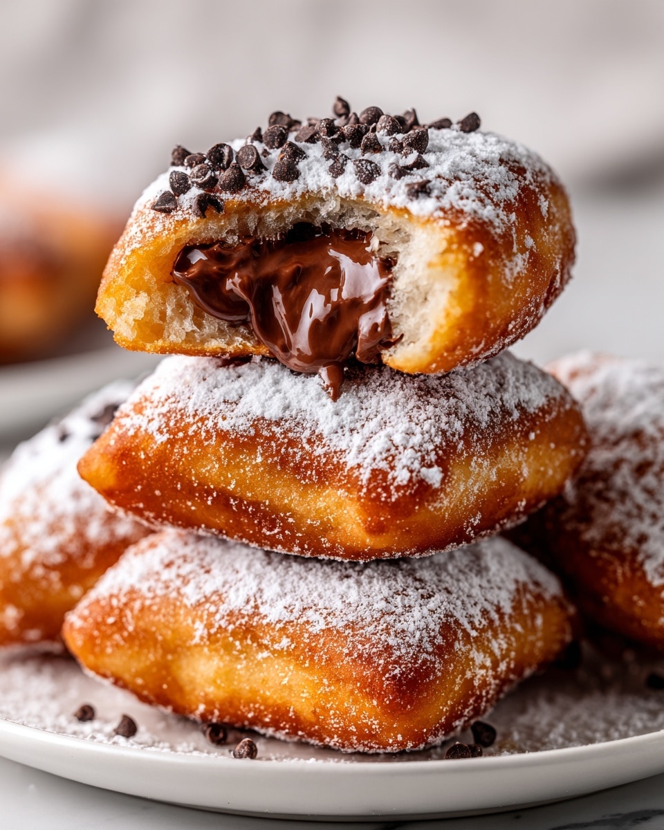 Air Fryer Nutella Stuffed Beignets Recipe 6 Air Fryer Nutella Stuffed Beignets Recipe - Recipe Image