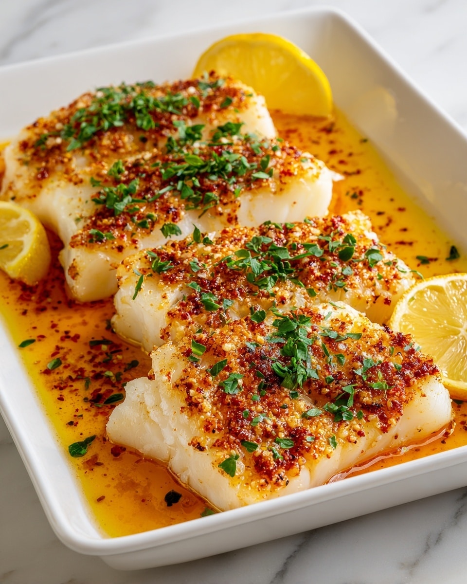 Baked Garlic Butter Cajun Cod Recipe 6 Baked Garlic Butter Cajun Cod Recipe - Recipe Image