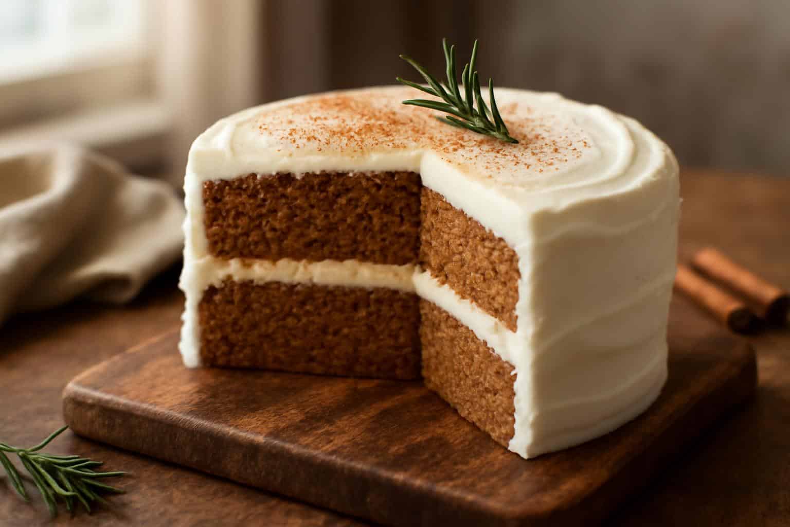 Gingerbread Ermine Cake
