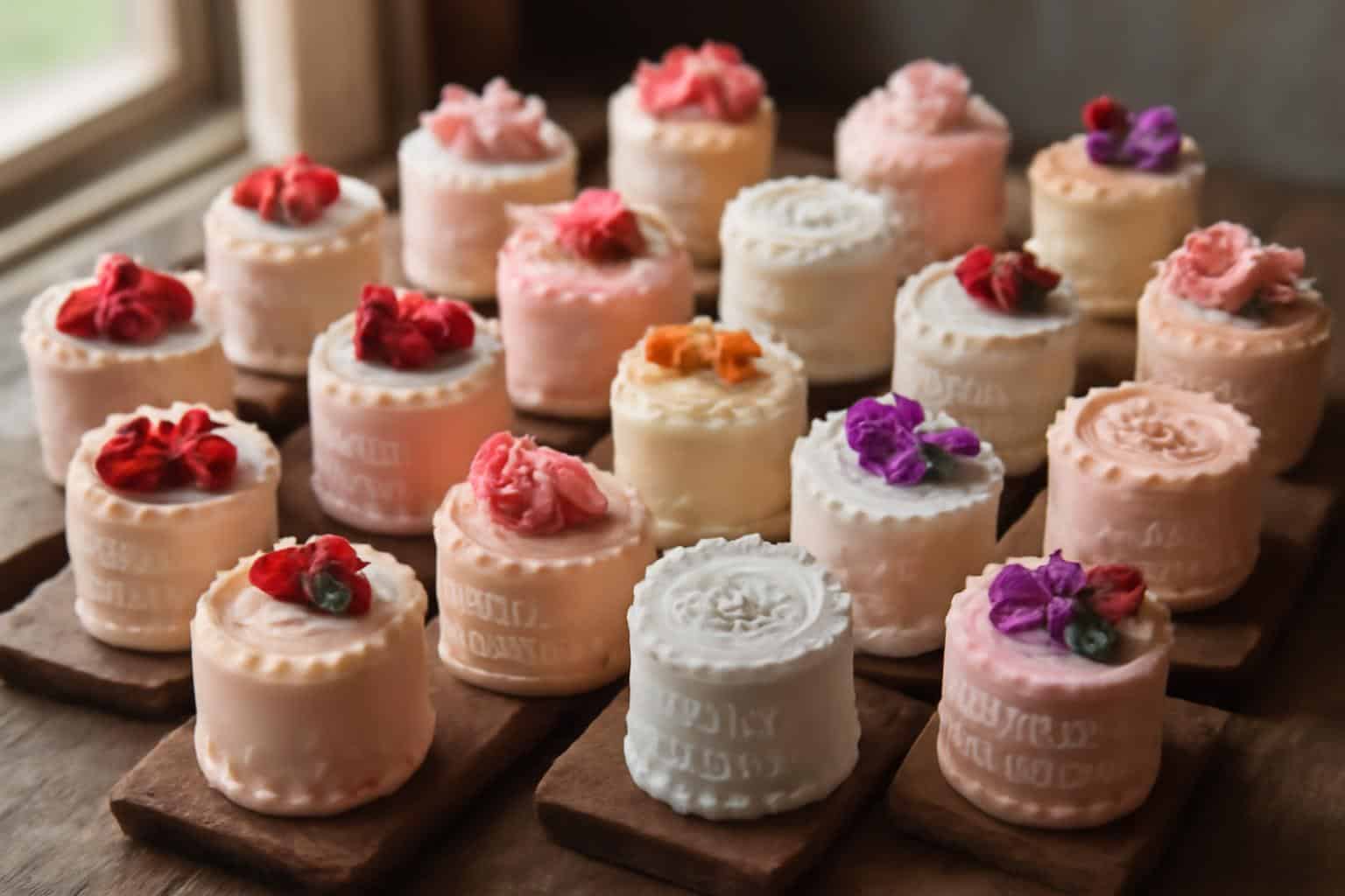 20 romantic mini birthday cake designs with fresh berries and decorative icing