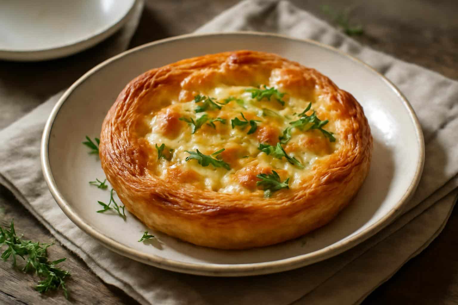 Baked savory main dish with golden crust and herb garnish, representing best blog recipes