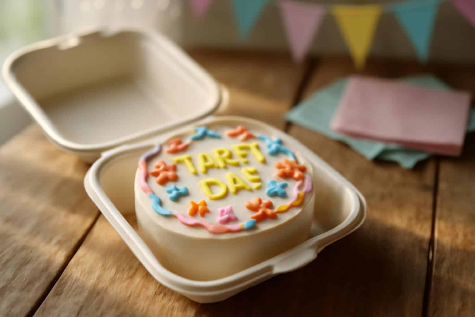 Colorful bento cake ideas for birthday celebrations with creative decorations